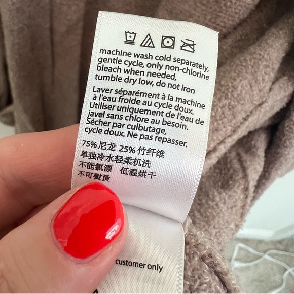 Barefoot Dreams Cardigan Long Cozychic Lite Sweater Taupe Knit Cardi Lounge L - Picture 5 of 7